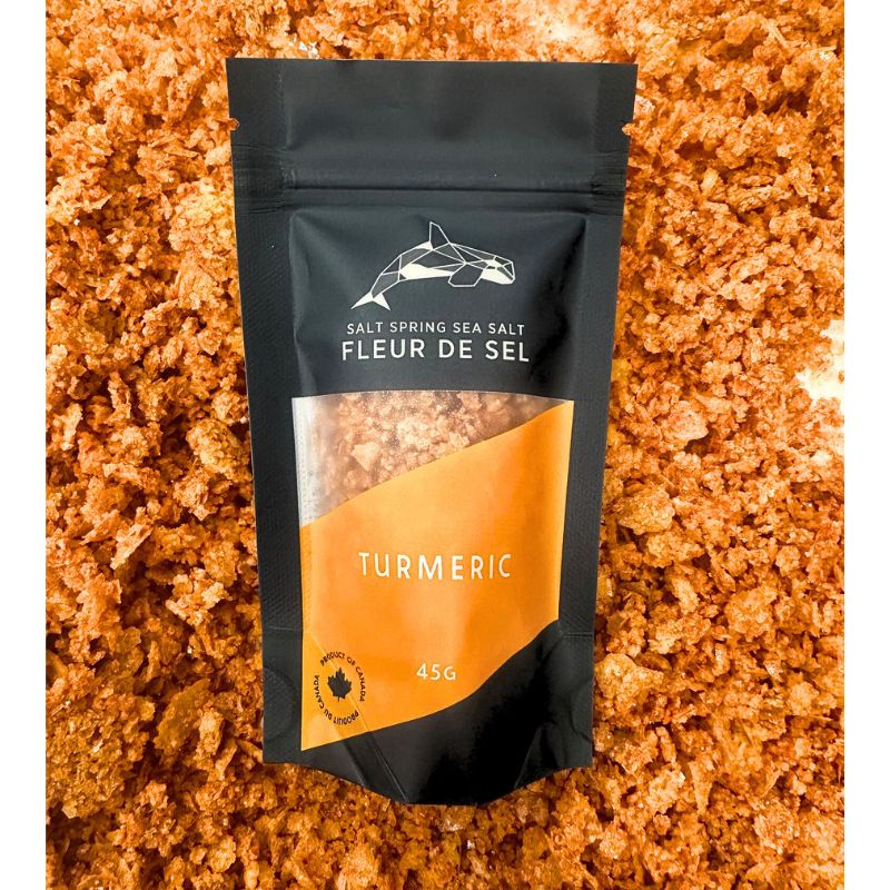 Turmeric Fleur de Sel – Salt Spring Sea Salt