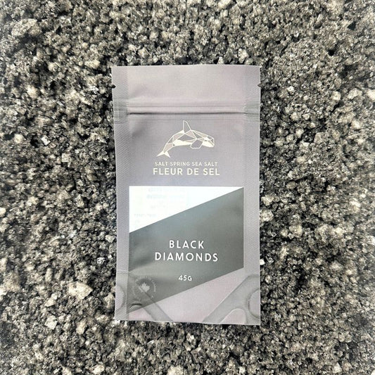 Black Diamonds Fleur de Sel (Squid Ink Fleur de Sel)